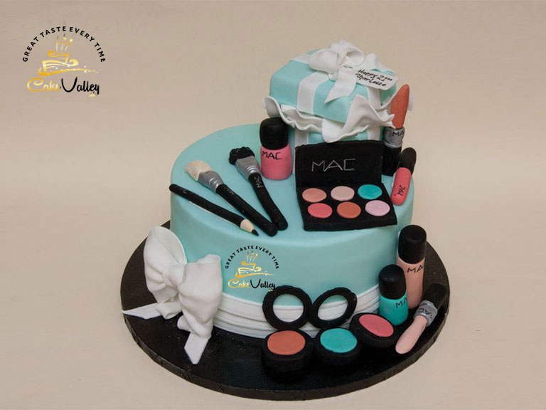 Makeup Birthday Cake — Skazka Cakes